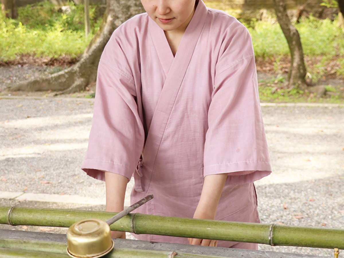 甚平 ガーゼ オーガニックコットン 3サイズ ...の詳細画像5