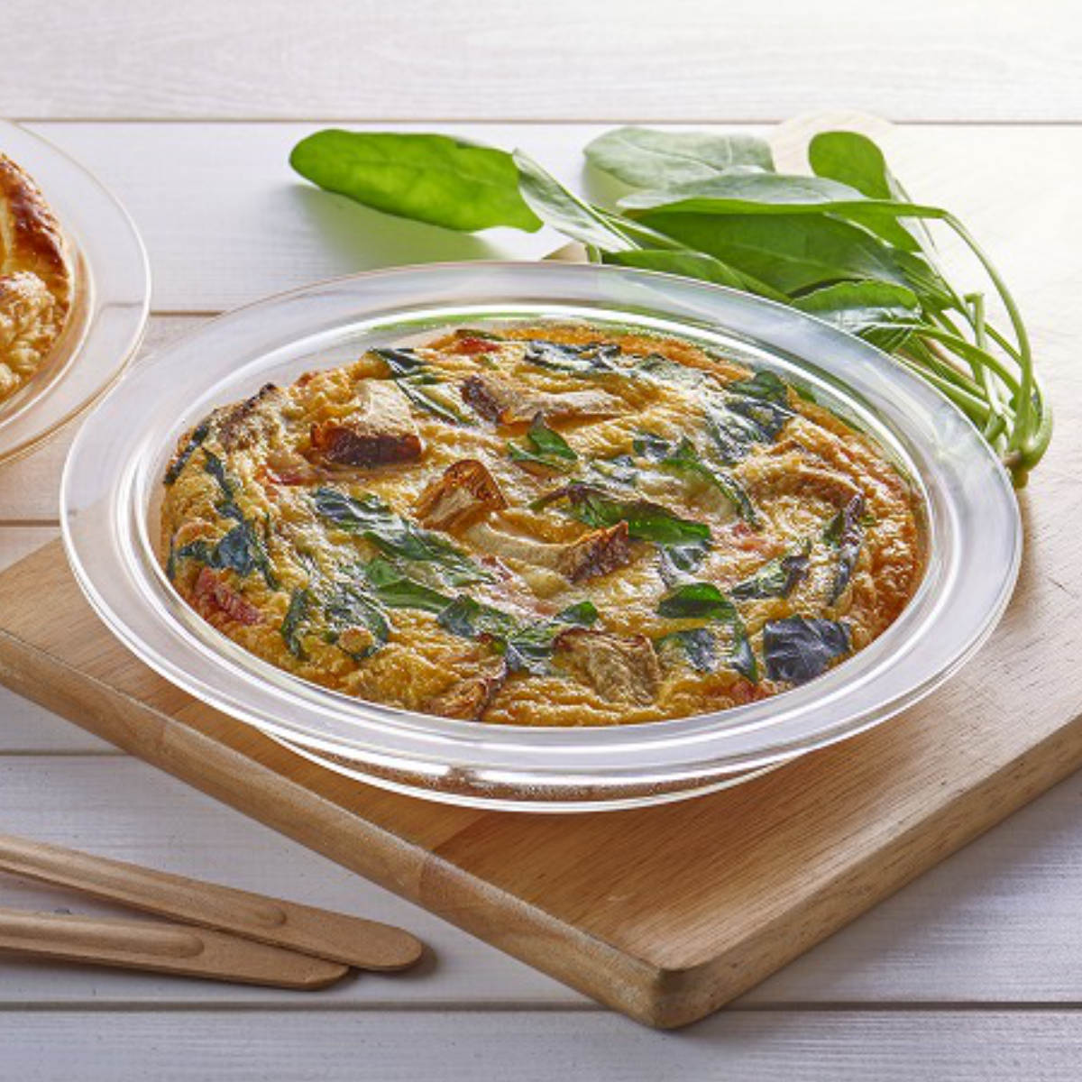 HARIO（ハリオ） パイ皿 20cm 耐熱ガラス 2枚入り （ HARIO 食洗機対応