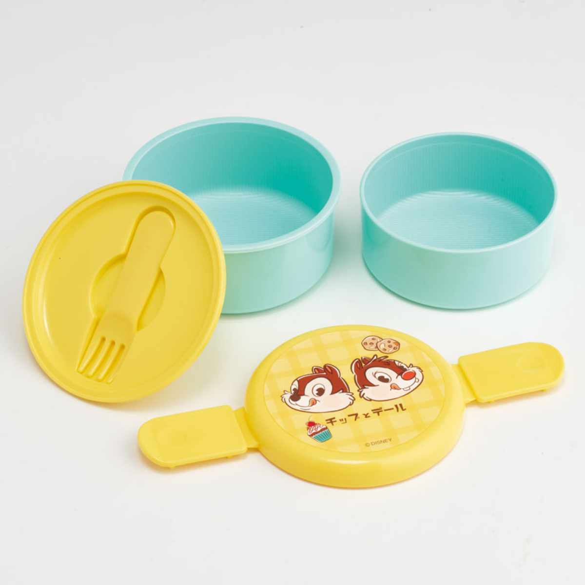 スケーター お弁当箱 抗菌丸型ランチボックス 2段 500ml 喫茶レトロ