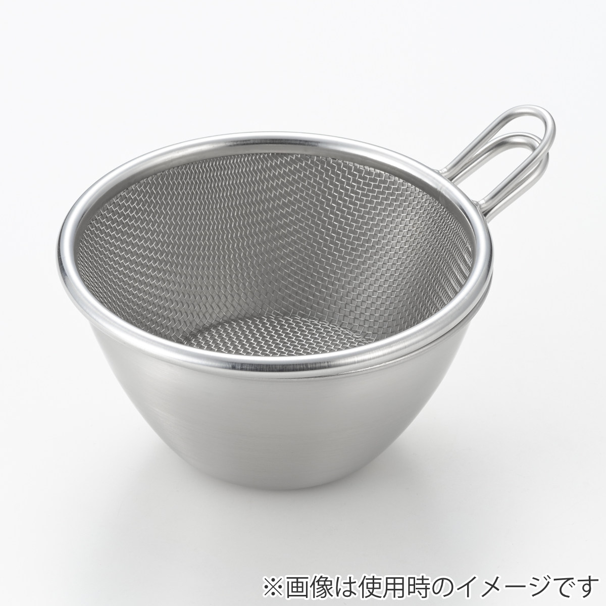 ヨシカワ 手付きストレーナー 13cm 深型 and ステンレス製 日本製 食洗