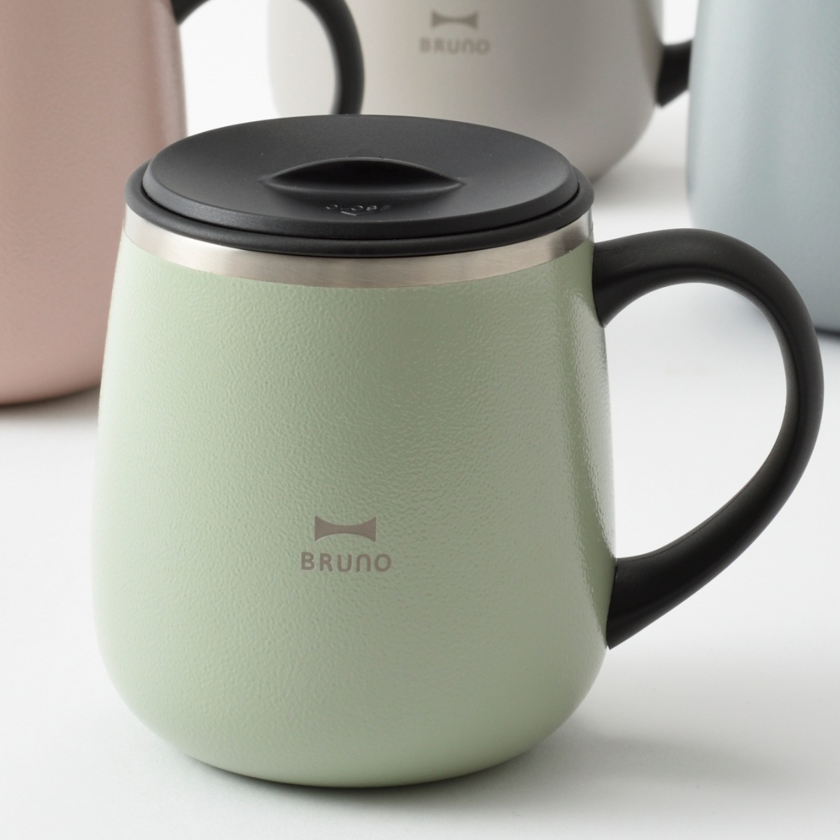 BRUNO マグカップ 320ml 蓋つきステ...の詳細画像4