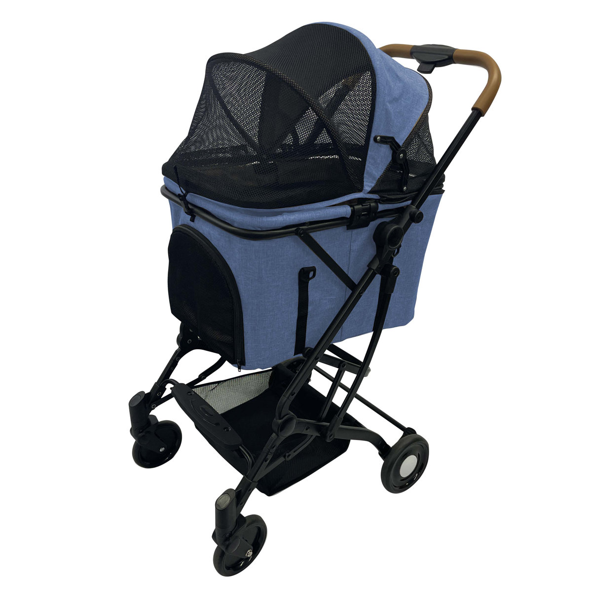 ペットカート 中型犬・小型犬用　新品未使用 ペットカート 4輪タイプ 小型犬 中型犬 日傘 キャリーコット （ ペット