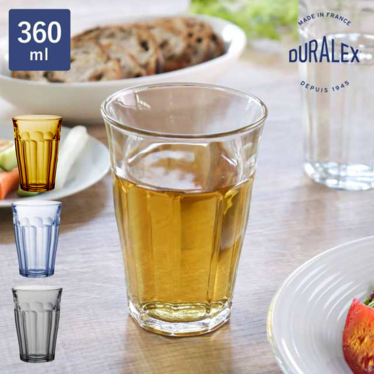 DURALEX（デュラレックス） グラス 360ml PICARDIE ピカルディ 強化