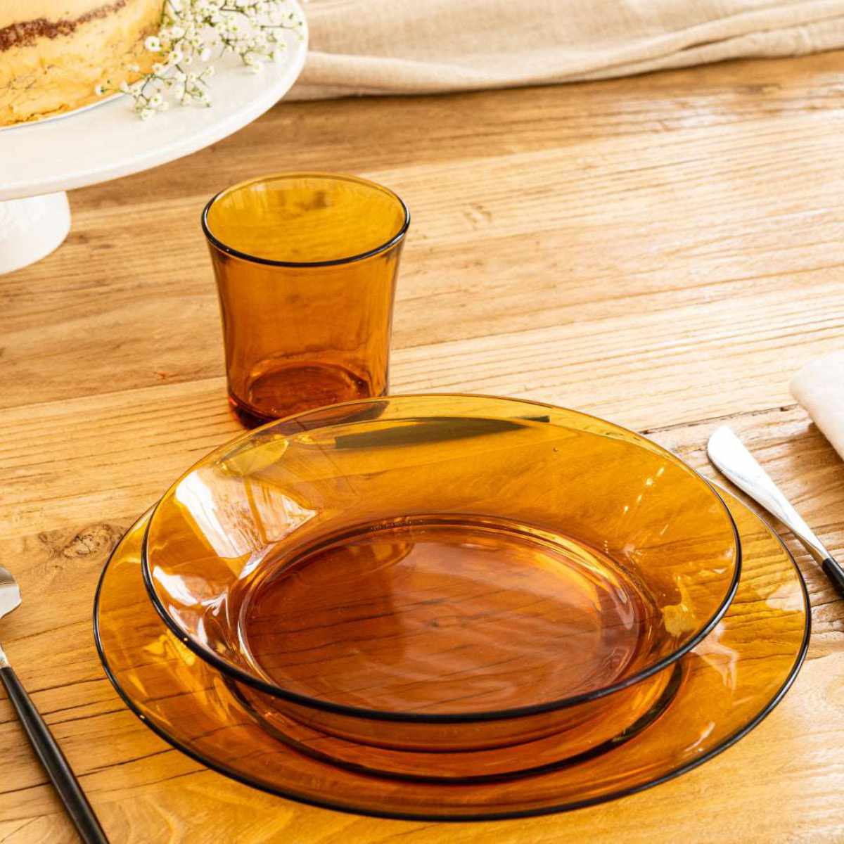 DURALEX（デュラレックス） アンバー グラス 160ml 4個セット （ AMBER