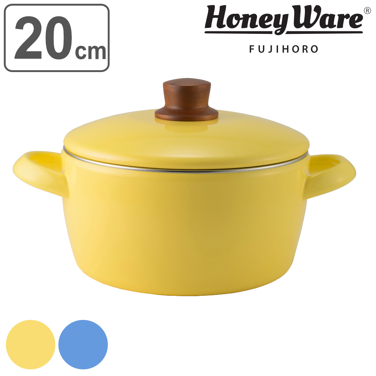 �L���Z���[�� 20cm IH�Ή� �i�`���[�� ����� �x�m�z�[���[ �i Honey Ware �n�j�[�E�F�A �K�X�ΑΉ� �z�[���[�� �W�t�� �j