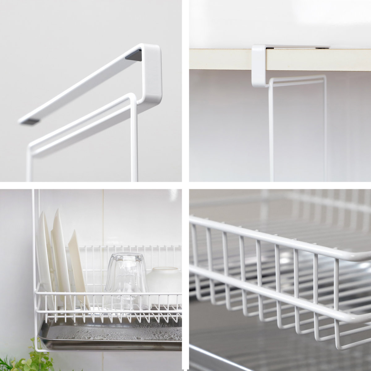 ヨシカワ 特典付き 水切りラック 吊り戸棚水切りラック （ 日本製 1〜2