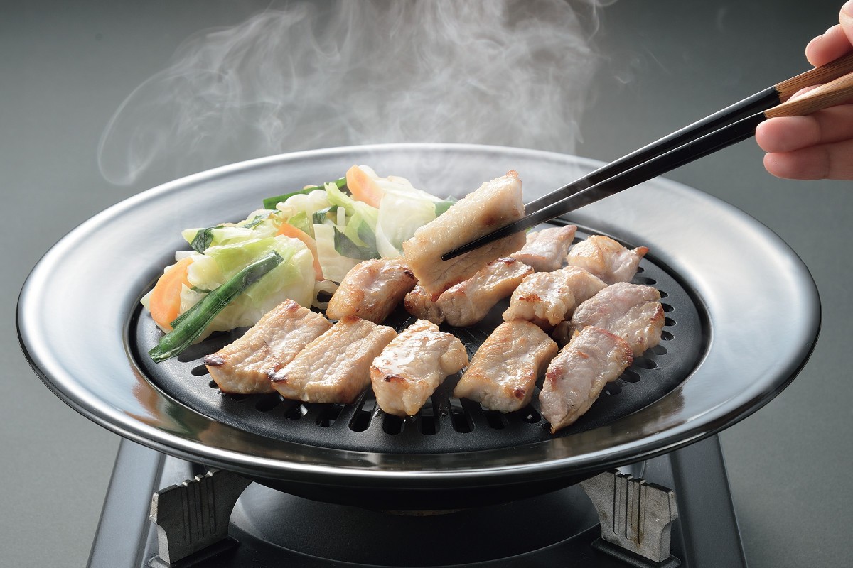 パール金属 焼肉グリル 32cm 丸型 カセットコンロ専用 韓味家 （ 卓上