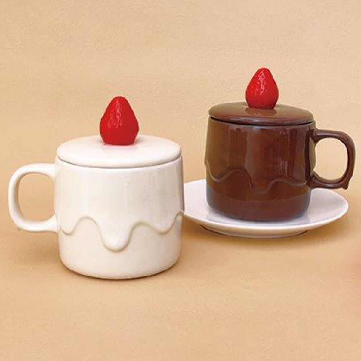 DECOLE（デコレ） マグカップ 250ml キャンドルケーキマグ 陶器