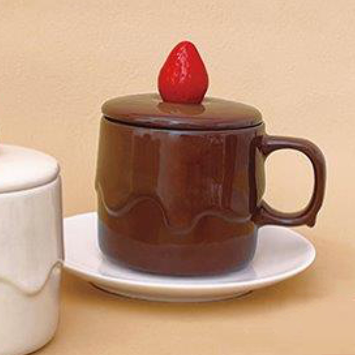 DECOLE（デコレ） マグカップ 250ml キャンドルケーキマグ 陶器