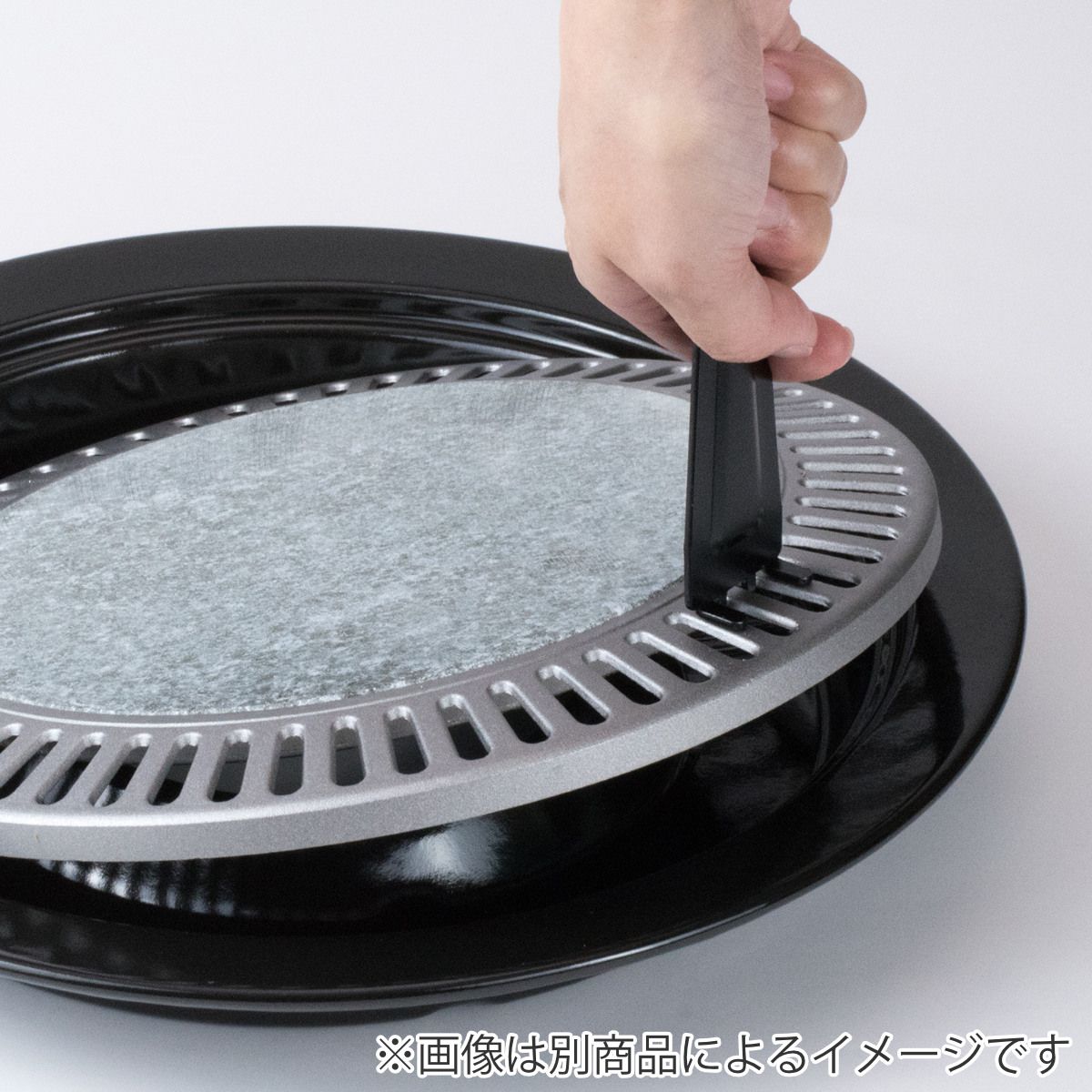 アルミ角一連式7個コンロセット 一個灰皿つきません。 和平フレイズ 焼肉プレート 32×32cm 角型 カセットコンロ専用 味覚探訪
