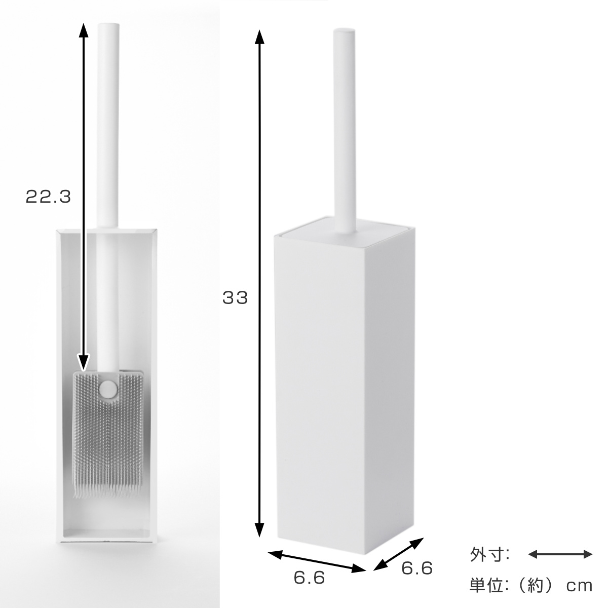 tidy トイレブラシ コンパクト ケース付き PlaTawa for toilet compact ( ティディ プラタワ フォートイレ シリコン 衛生的 ) 関連画像3
