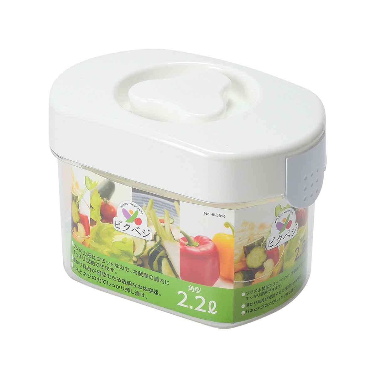 漬物容器 2.2L ピクベジ 角型漬物器 ( ...の詳細画像1