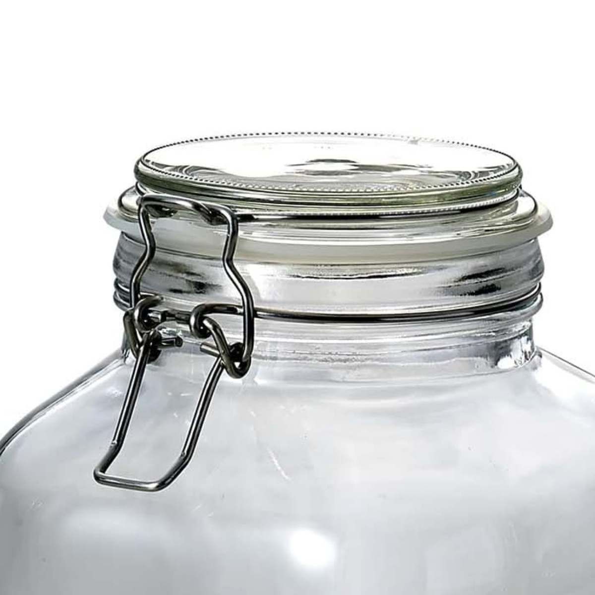 パール金属 保存容器 3.0L イタリアーナ 角型保存ビン （ 密閉 ガラス