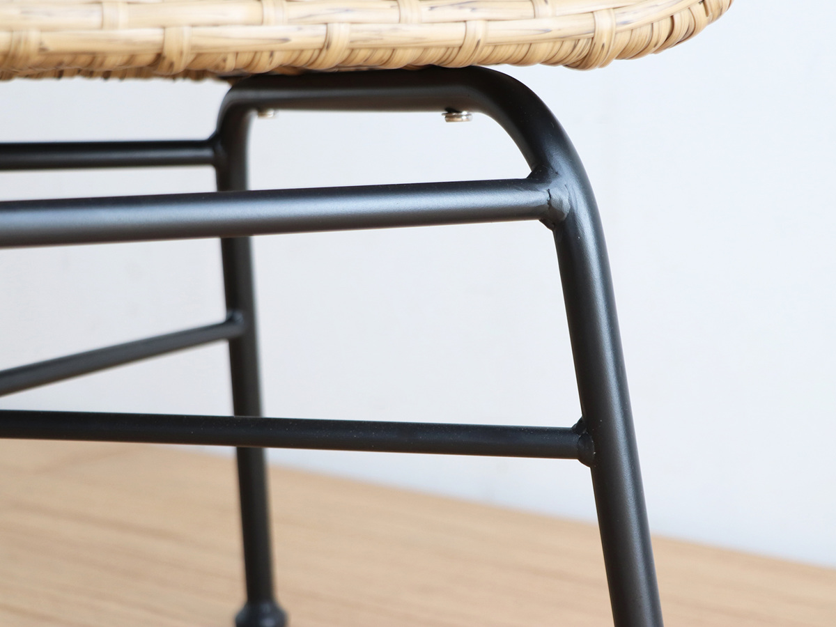 東馬（Tohma） リゾネア ベンチソファ 1人掛け 座面高44cm ラタン調