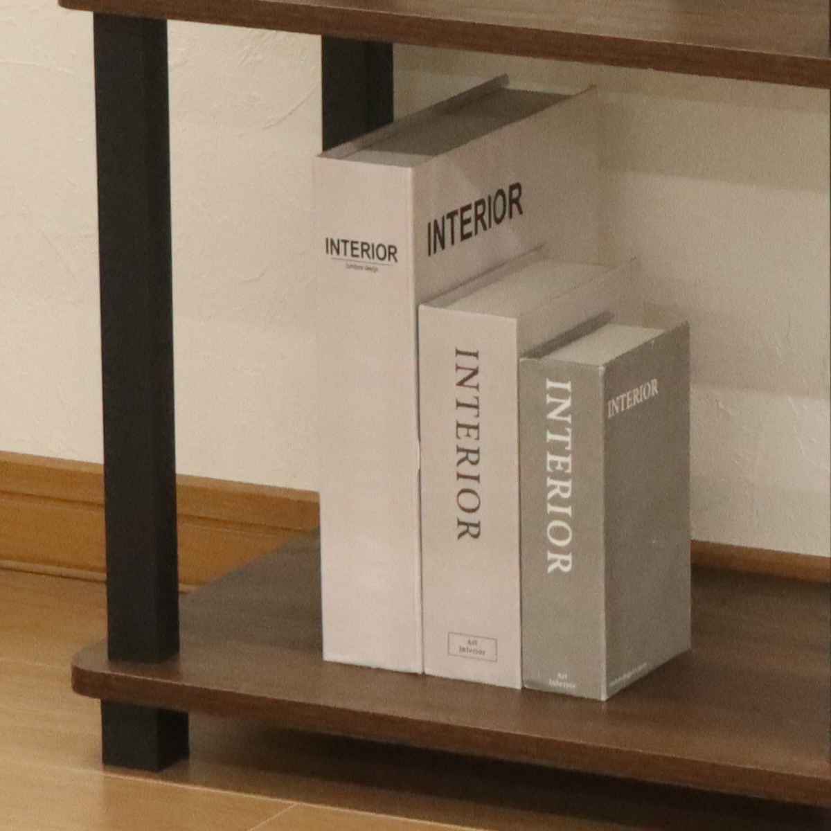 エイ・アイ・エス オープンラック スリム幅 4段 簡単組立て 約幅47cm