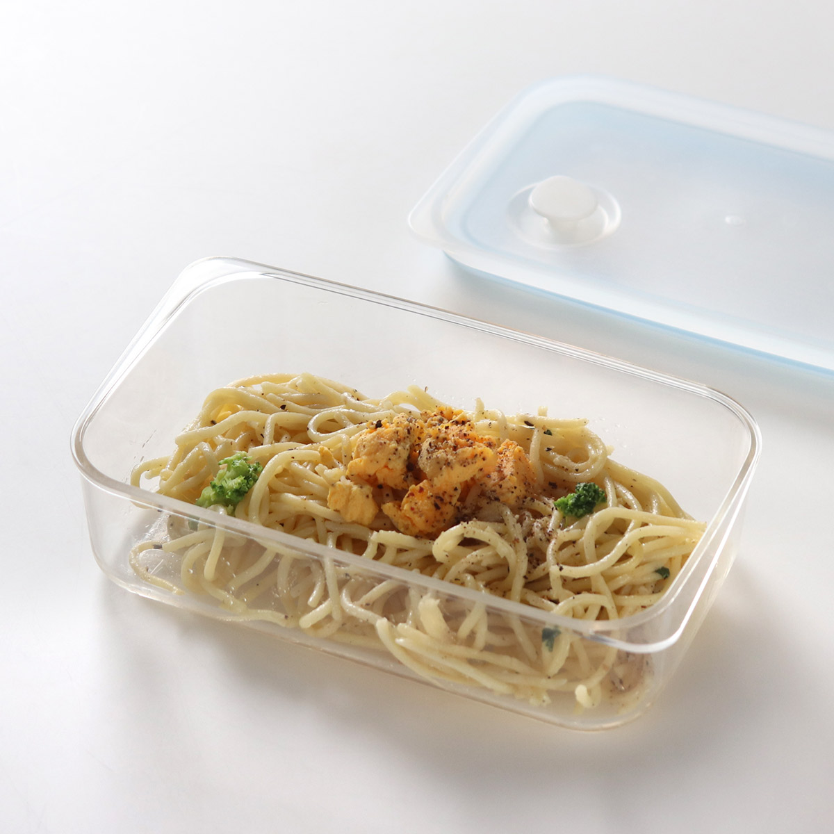 パール金属 保存容器 640ml Easy Clean 浅型密閉保存容器 M （ 日本製
