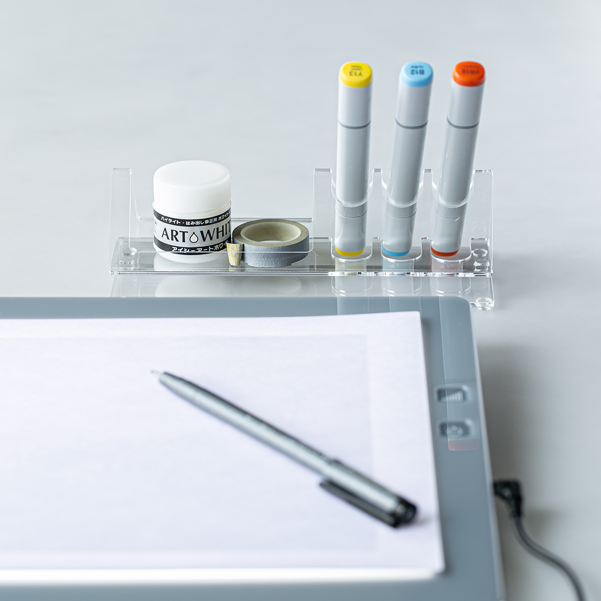 Trytec ペン＆トレースタンド トレビュアー トレース台専用 アクリル製