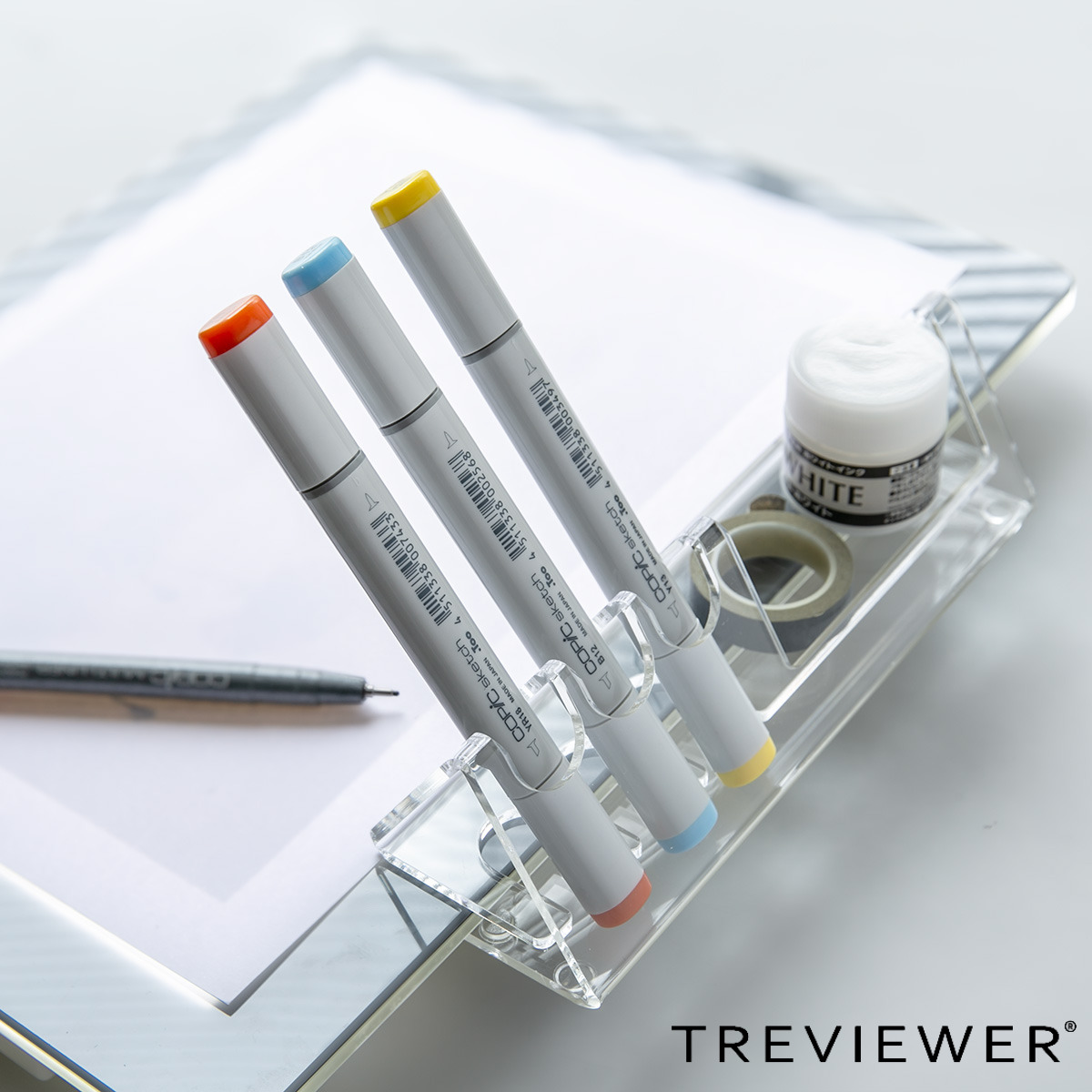 Trytec ペン＆トレースタンド トレビュアー トレース台専用 アクリル製