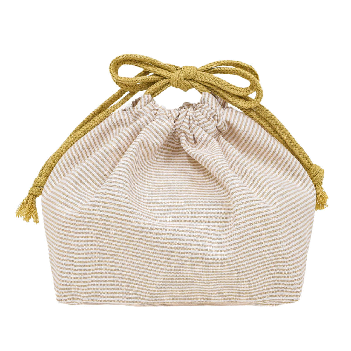 イエロースタジオ 巾着 ボーダーランチ巾着 （ 弁当袋 お弁当袋 ランチ