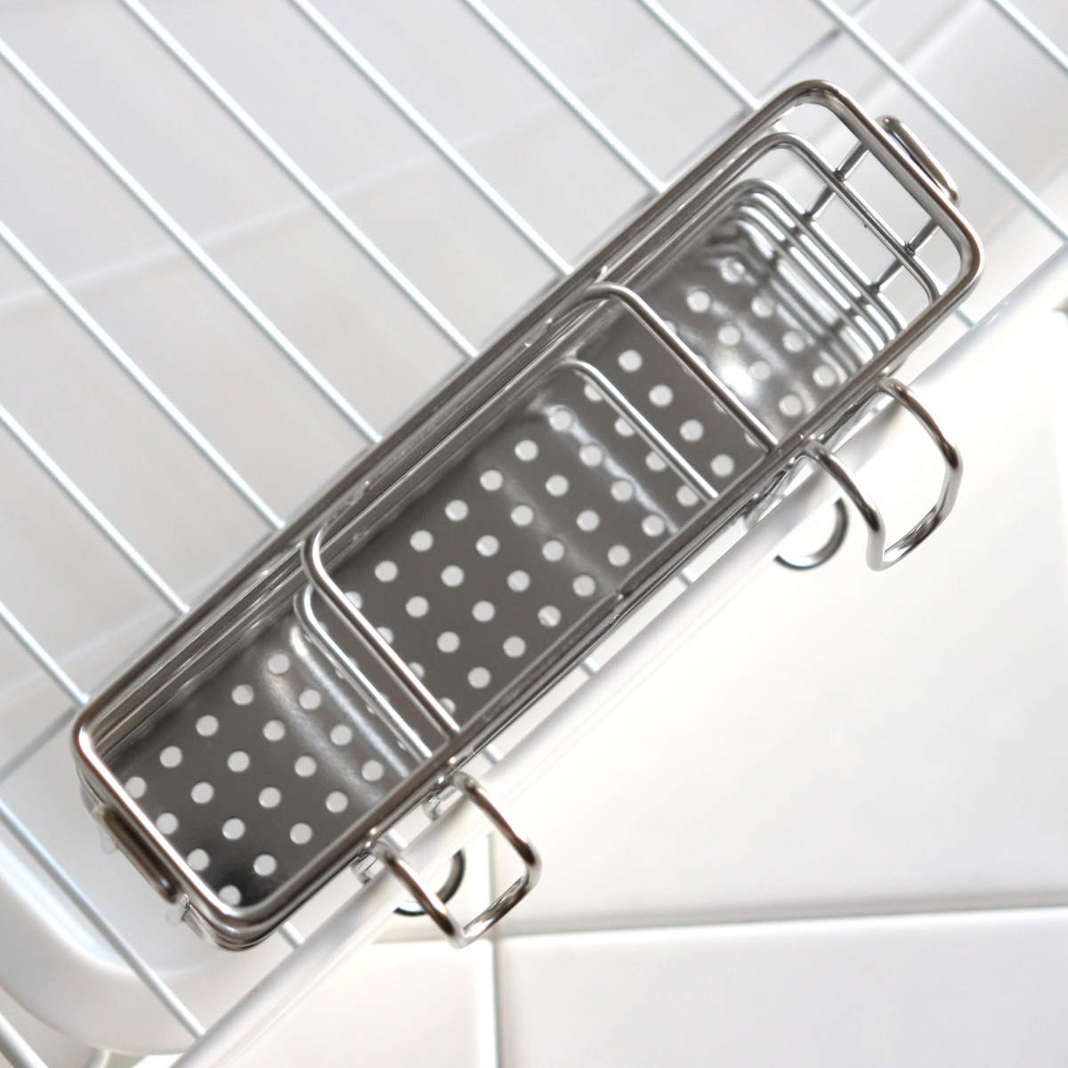 パール金属 カトラリーポケット ビューノ ステンレス製水切りポケット