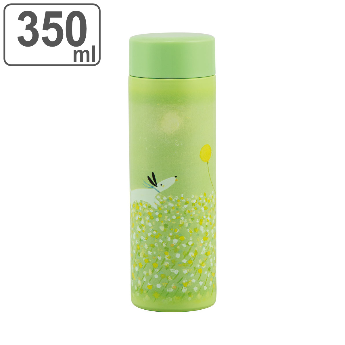 水筒 350ml 超軽量ボトル 保温 保冷 葉祥明