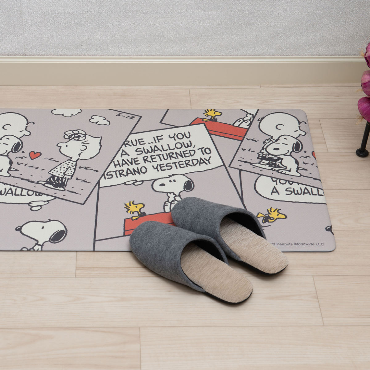 キッチンマット スヌーピー お手入れ簡単PVC...の詳細画像3