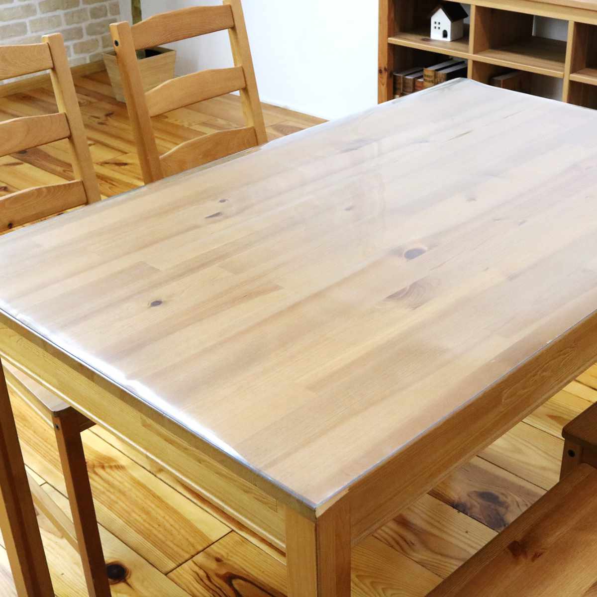 テーブルマット 防水 80cm×120cm 4人掛け ビニール （ テーブルクロス