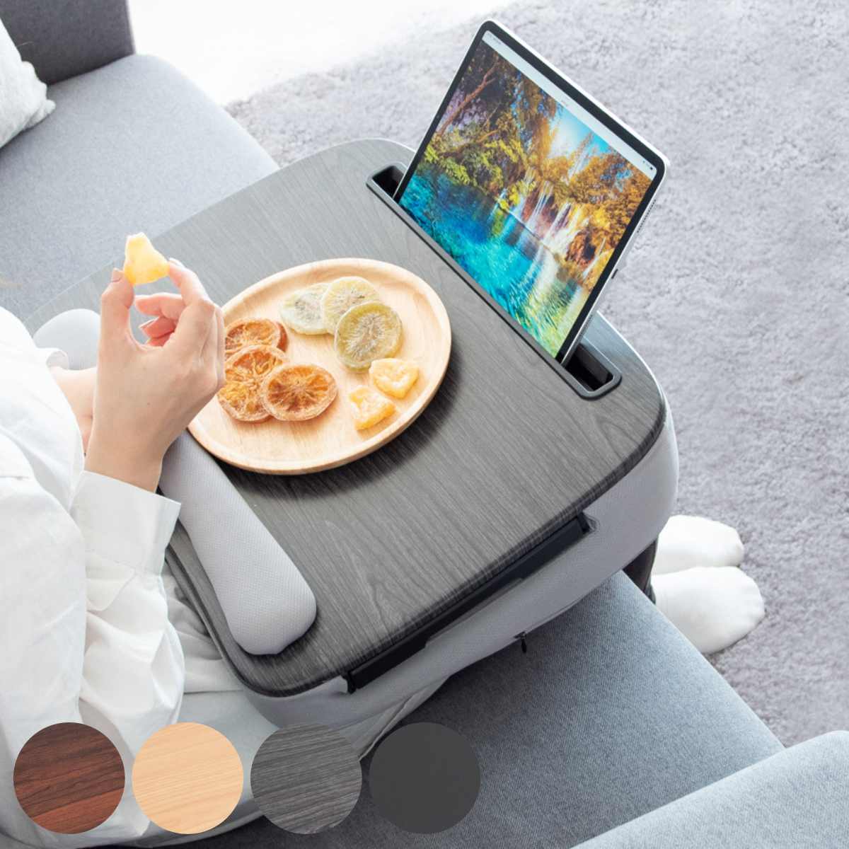 �e�[�u���N�b�V���� Praco ��48cm �}�E�X�g���[ ���X�g���X�g�t �i �e�[�u�� �G�� �X���� �m�[�g�p�\�R�� �N�b�V�����e�[�u�� �G��e�[�u�� �j