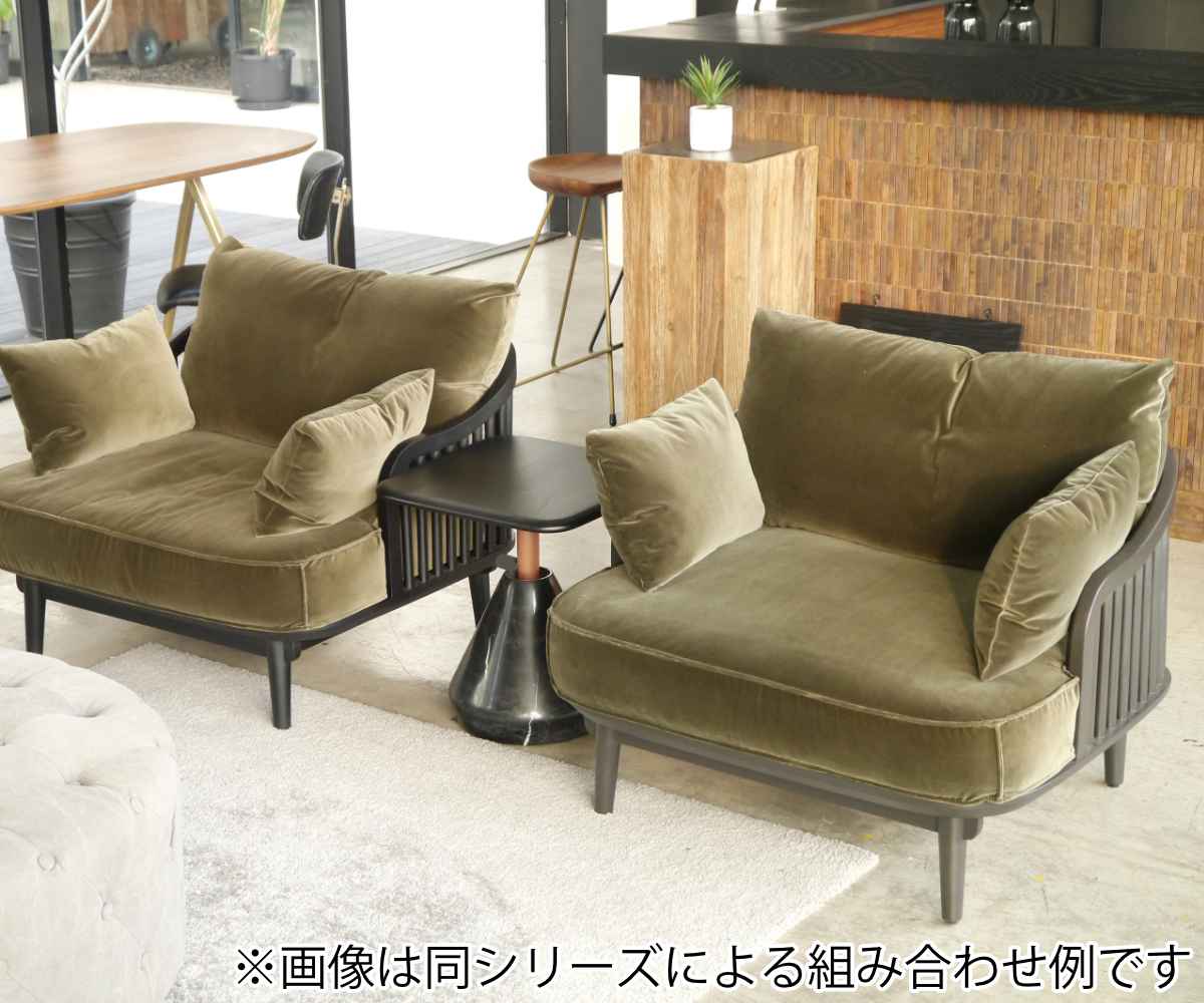 GART（ガルト） ソファ 1人掛け ワイドタイプ ファブリック張地 幅90cm