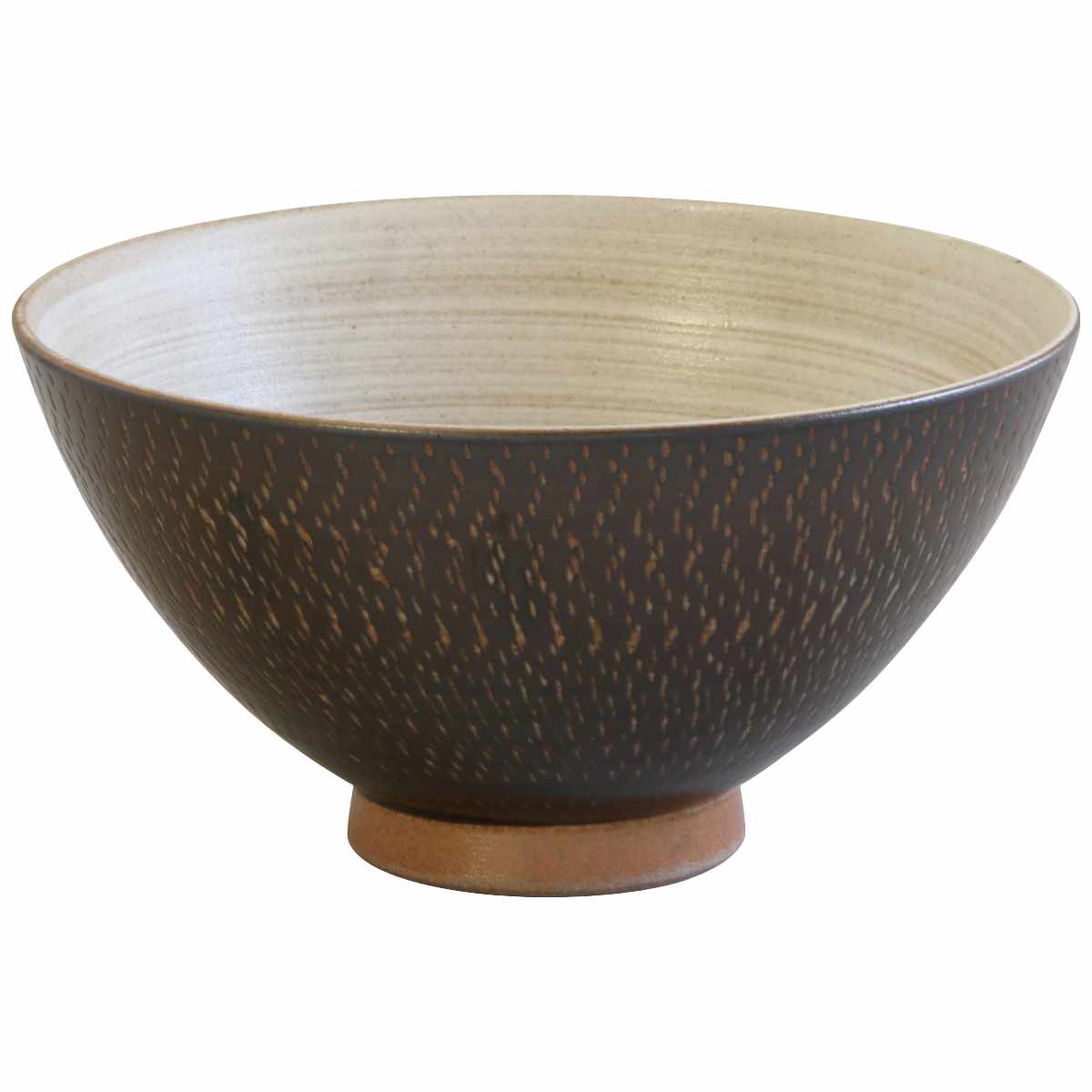 藍花 飯碗 12.5cm 渋とびかんな 陶器 波佐見焼 （ 食洗機対応 電子