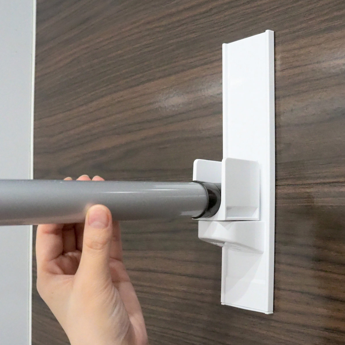 物干し竿ホルダー 浴室用 マグネット 2個組 バスルーム （ 竿ホルダー 浴室 洗濯 物干し ホルダー 磁着 すべり止め ）