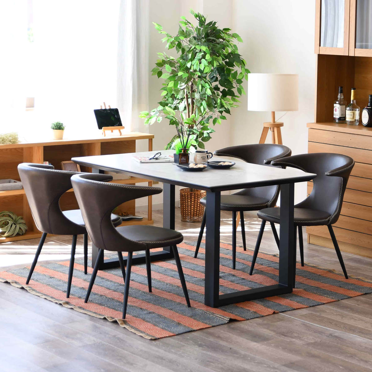 ダイニングテーブル 幅140cm セラミック天板 サーブルツー （ 食卓