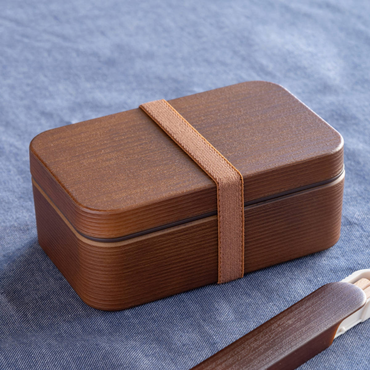 正和 お弁当箱 お米がくっつきにくい弁当箱 1段 600ml 木目長角弁当