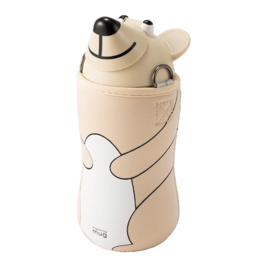 水筒 380ml ANIMAL BOTTLE BEAR （ ストローボトル 軽量 ステンレス クマ かわいい ）｜colorfulbox｜03