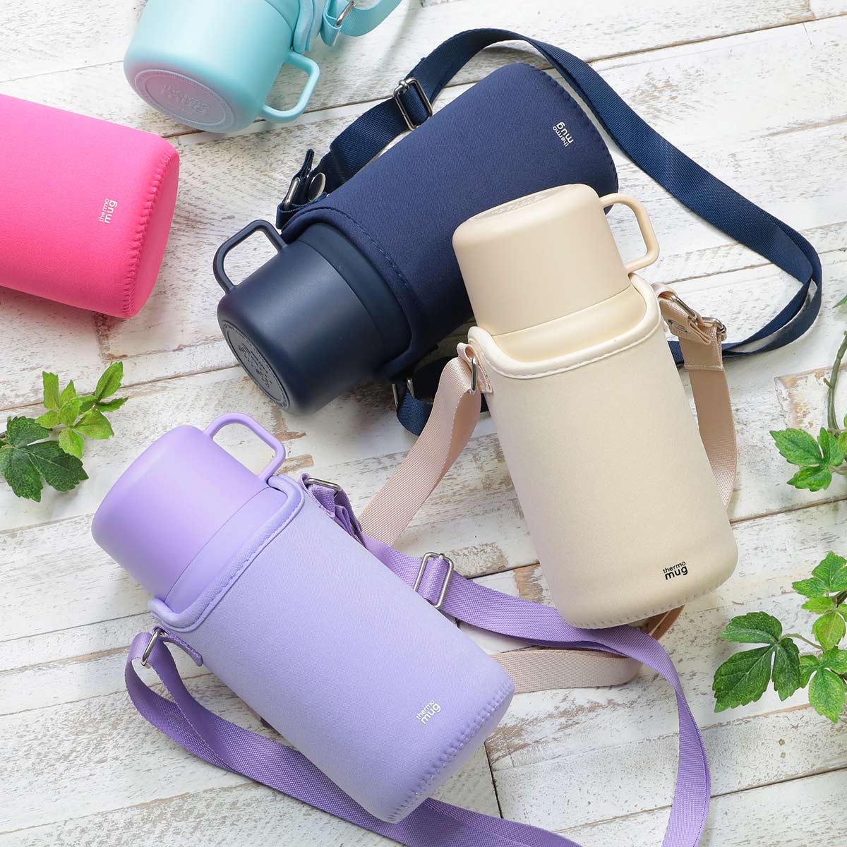 thermo mug（サーモマグ） 水筒 500ml TRIP BOTTLE コップ付き 保温