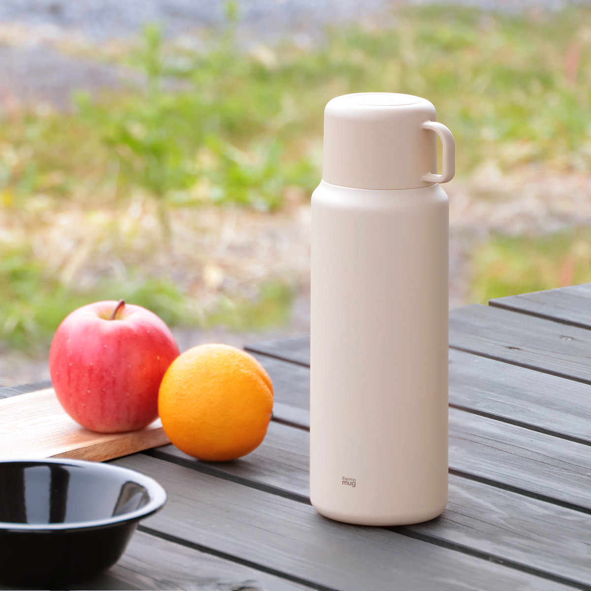 thermo mug（サーモマグ） 水筒 1L TRIP BOTTLE L コップ付き 保温