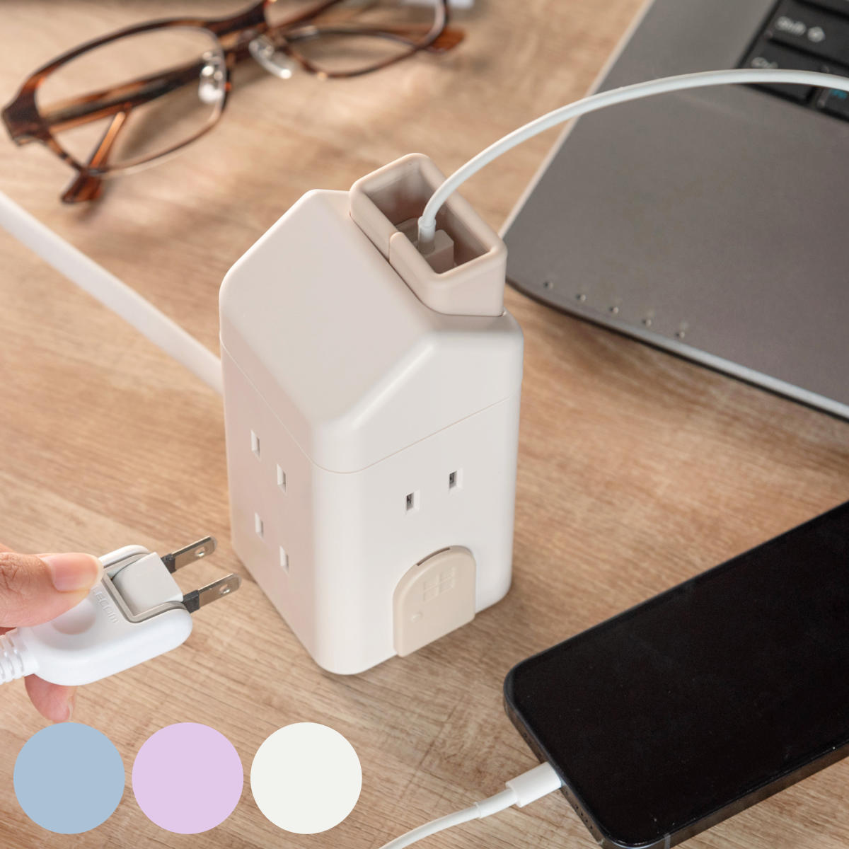 SONiC（ソニック） コンセント えんとつ屋根のコンセントハウス 2m AC