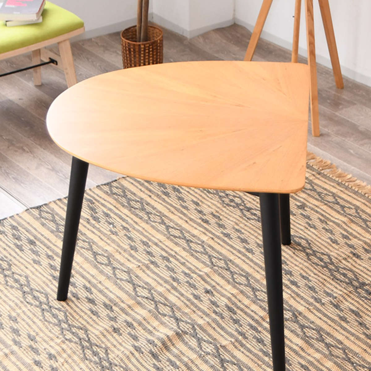 ダイニングテーブル 半円型 幅90cm マリヤ （ 円形 丸 ラウンド