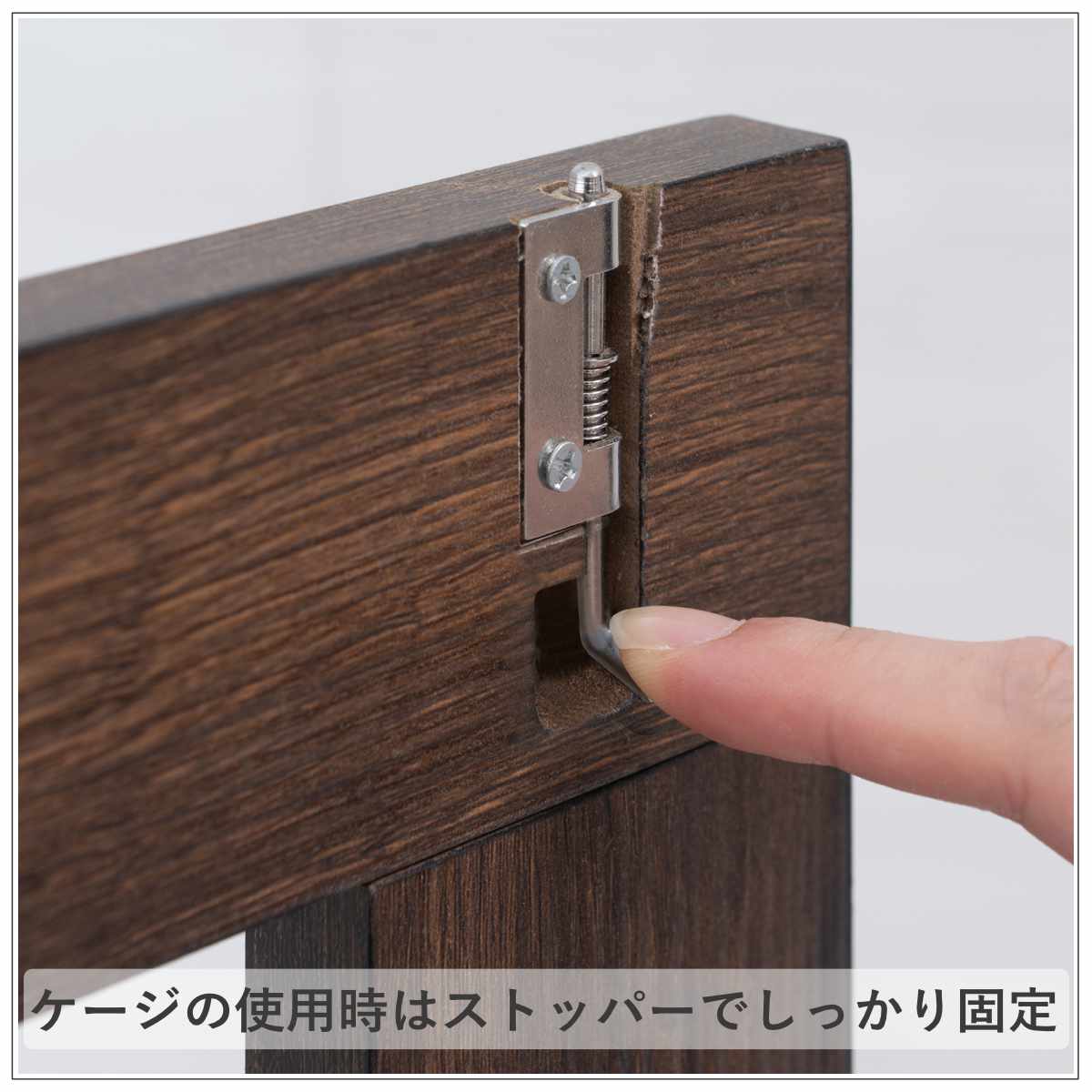 ペットケージ 幅90cm キャビネット ヴィンテージ調 Arizona （ アリゾナ ペット家具 ケージ 家具 収納 引き出し ）の画像