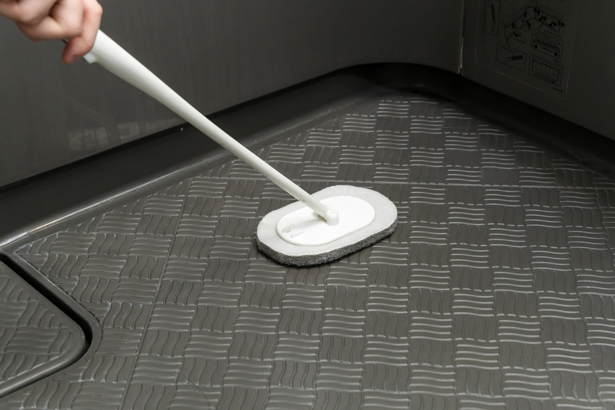 アズマ工業 バスブラシ 柄付き sm＠rt765 浴槽洗いスリム柄付 （ バス