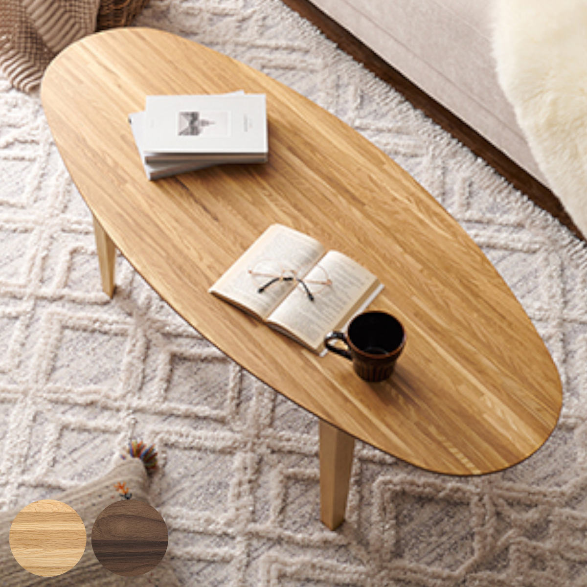 こたつ テーブル 円形 布団レスタイプ ヒーター取り外し可能 節電