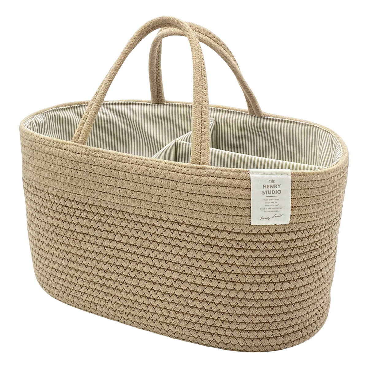 バスケット HENRY STUDIO 仕切り付きバスケット 小物入れ （ かご カゴ