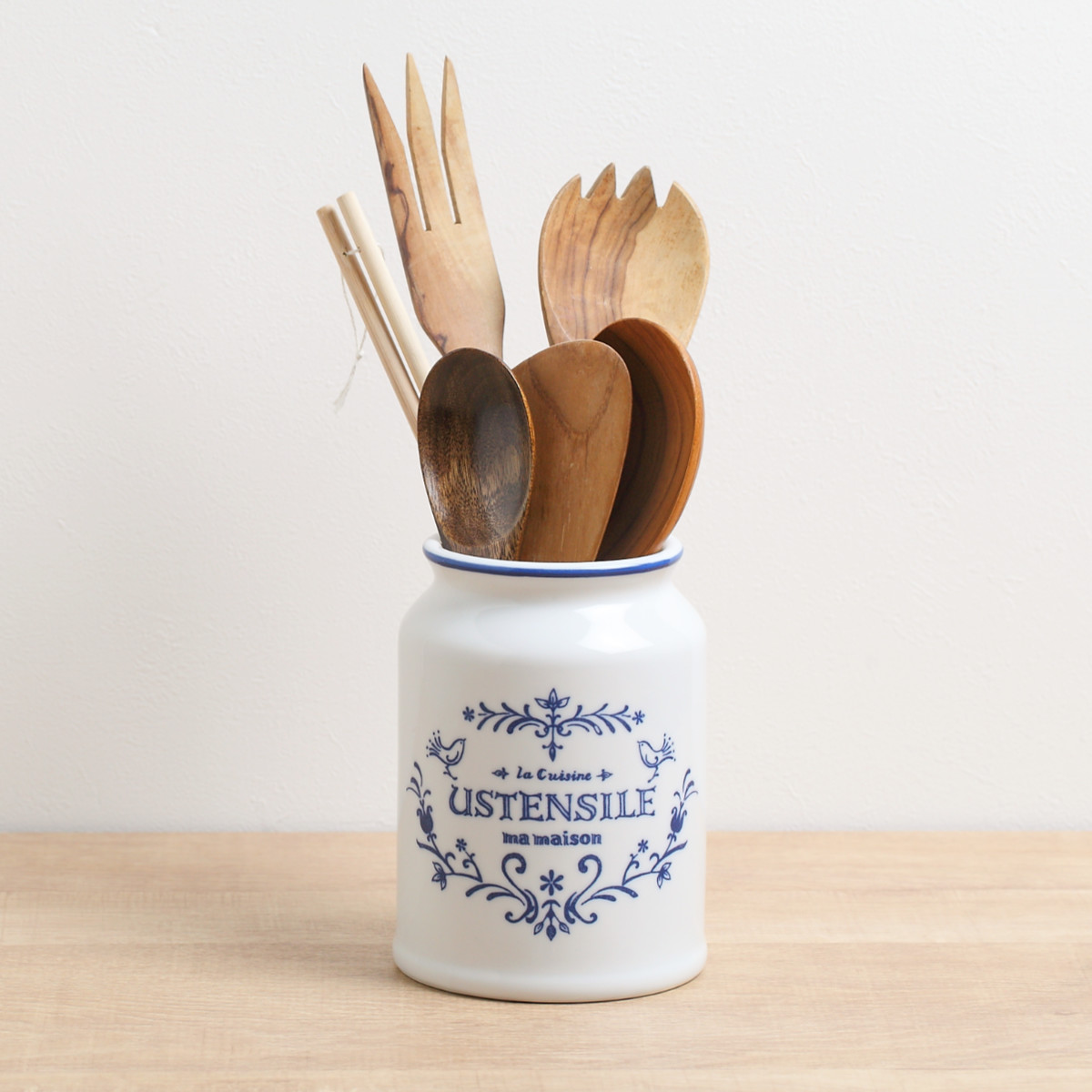 キッチンツールスタンド キュジーヌ （ 陶器 日本製 箸立て カトラリー