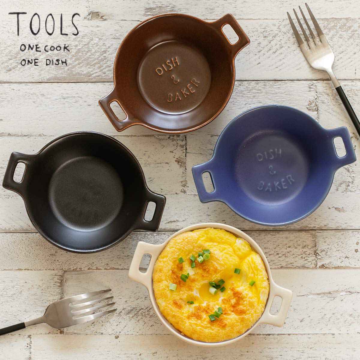 プレート 13.5cm S TOOLS ツールズ ディッシュ&ベイカー 耐熱陶器
