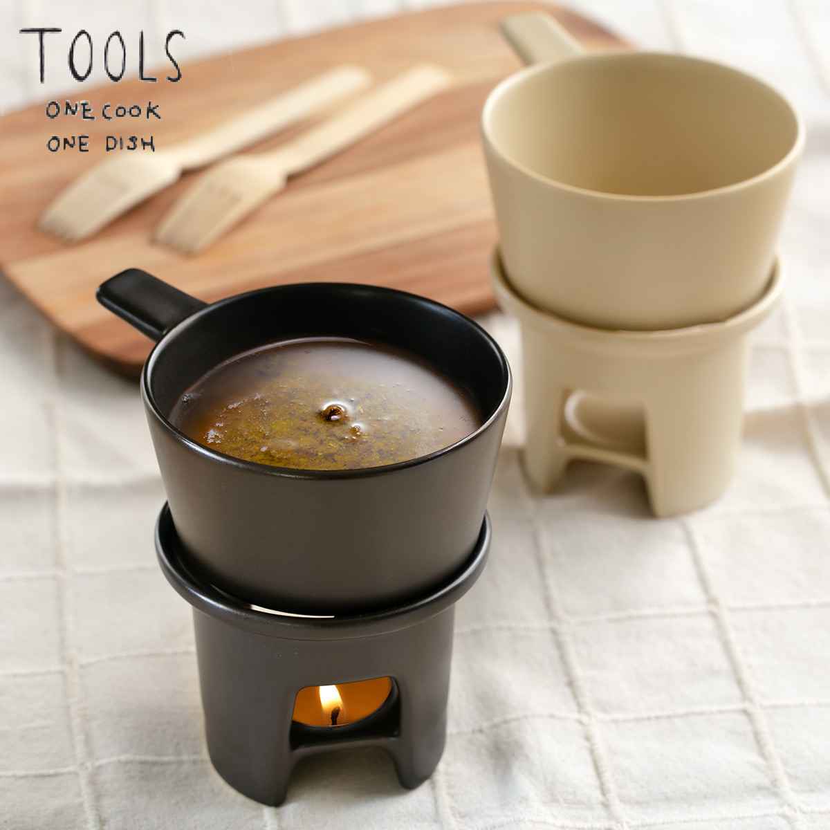 バーニャカウダポット 14cm TOOLS ツールズ ソースパン&ウォーマー