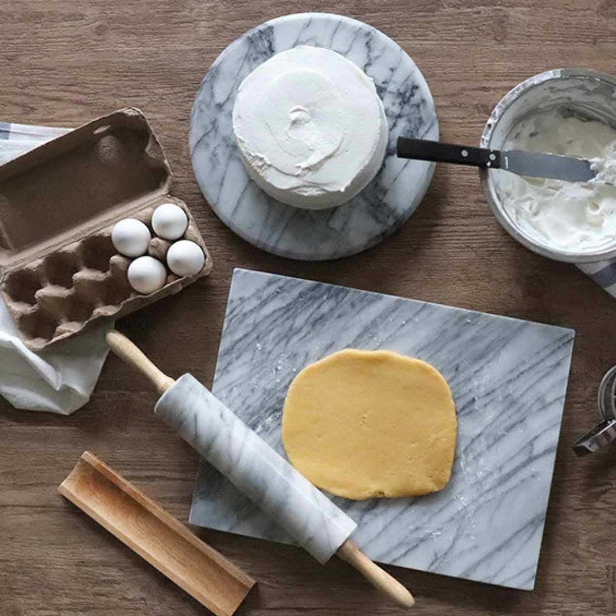 台湾JEmarble 大理石ハンドルめん棒 Amazon | 台湾JEmarble大理石ハンドル麺棒-白/木柄麵棍 Rolling Pin