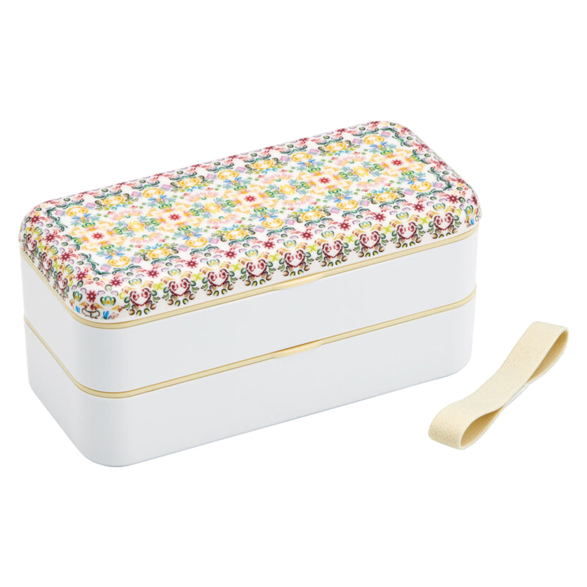 スケーター お弁当箱 シンプルランチボックス 2段 900ml 天平文様