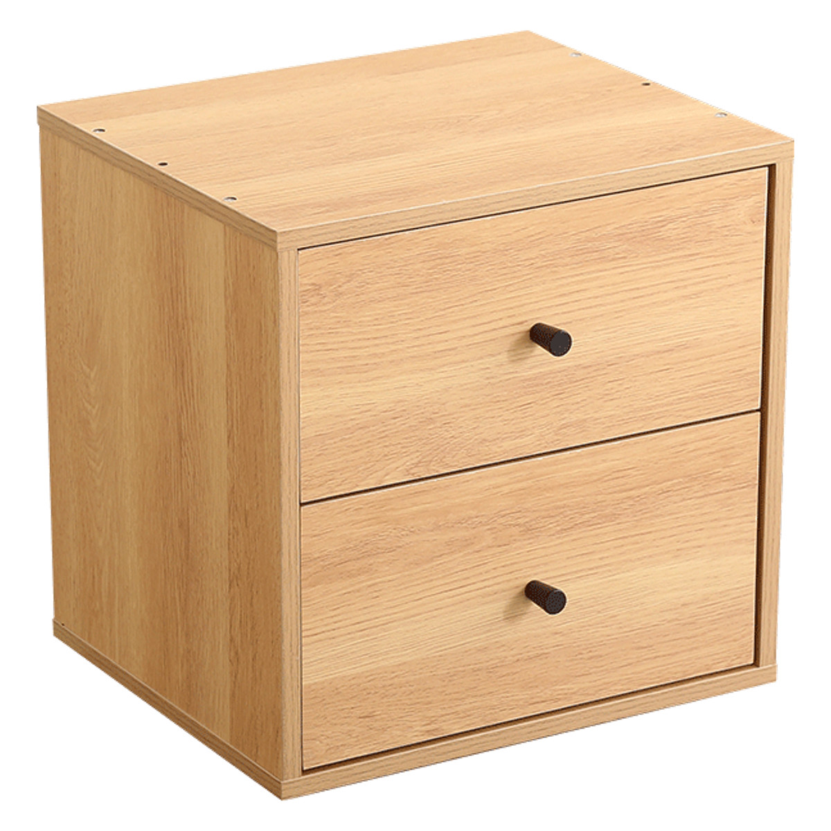 ホームテイスト(HOME taste) キューブラック 幅35cm 引き出し 2段 ホームテイスト(HOME taste) キューブラック 幅35cm 引き出し 2段