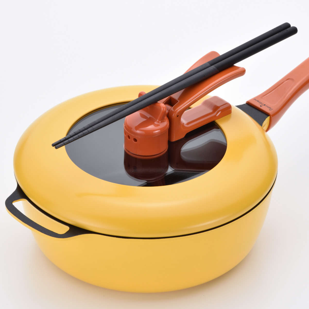 (新品未使用)平野プレミアム レミ・パン黄色24cm(日本製) 新品未使用)平野プレミアム レミ・パン黄色24cm(日本製) 送料込】新品