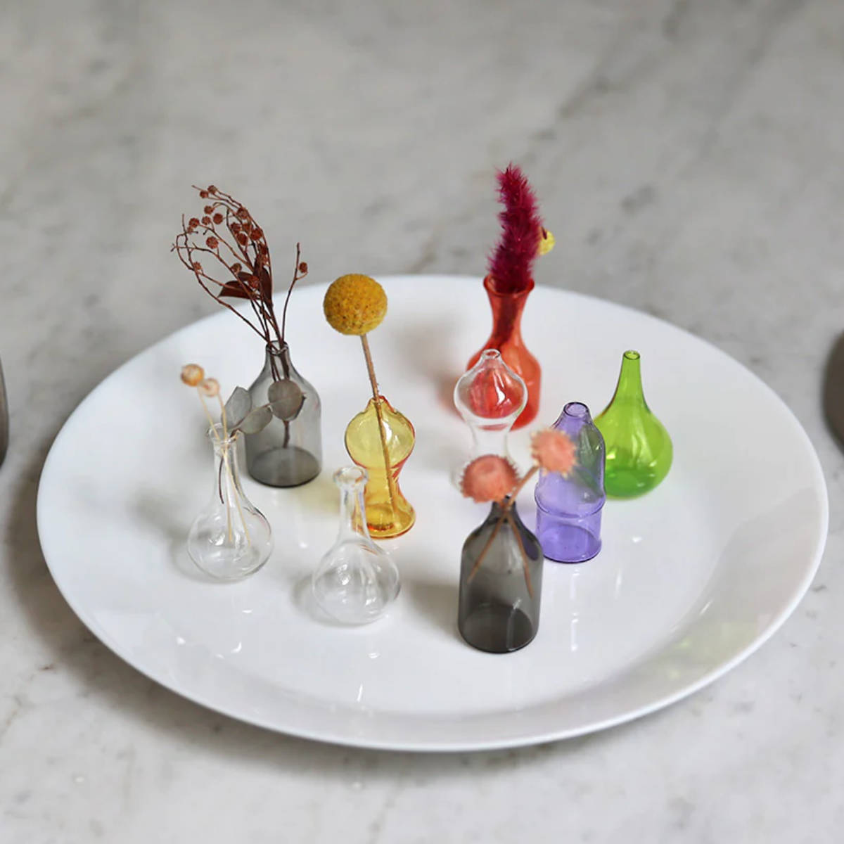 magnet 花瓶 マルメゾン ボトル フェー 5個入り 一輪挿し ガラス